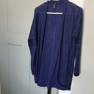 Forever 21 Deep Blue Knit Cardigan